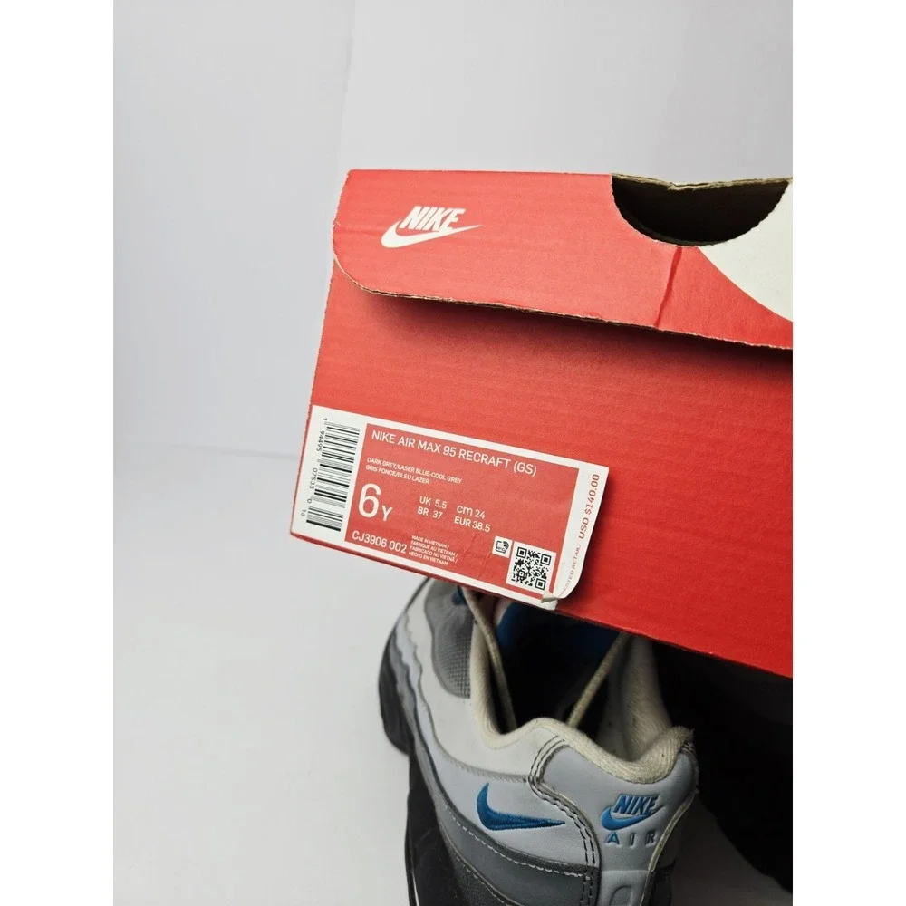 Nike Air Max‎ 95 Recraft 6 youth shoes grey blue - Picture 7 of 7